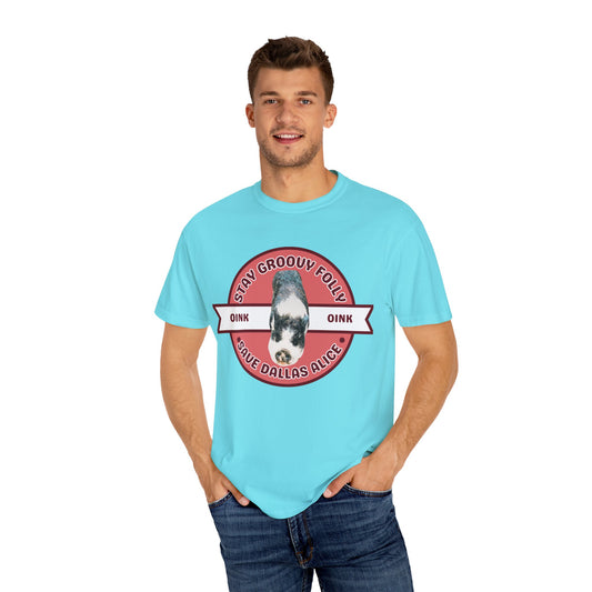 light blue Dallas Unisex Garment-Dyed T-shirt